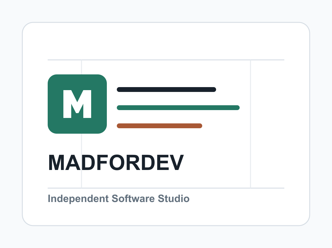 MADFORDEV brand visual